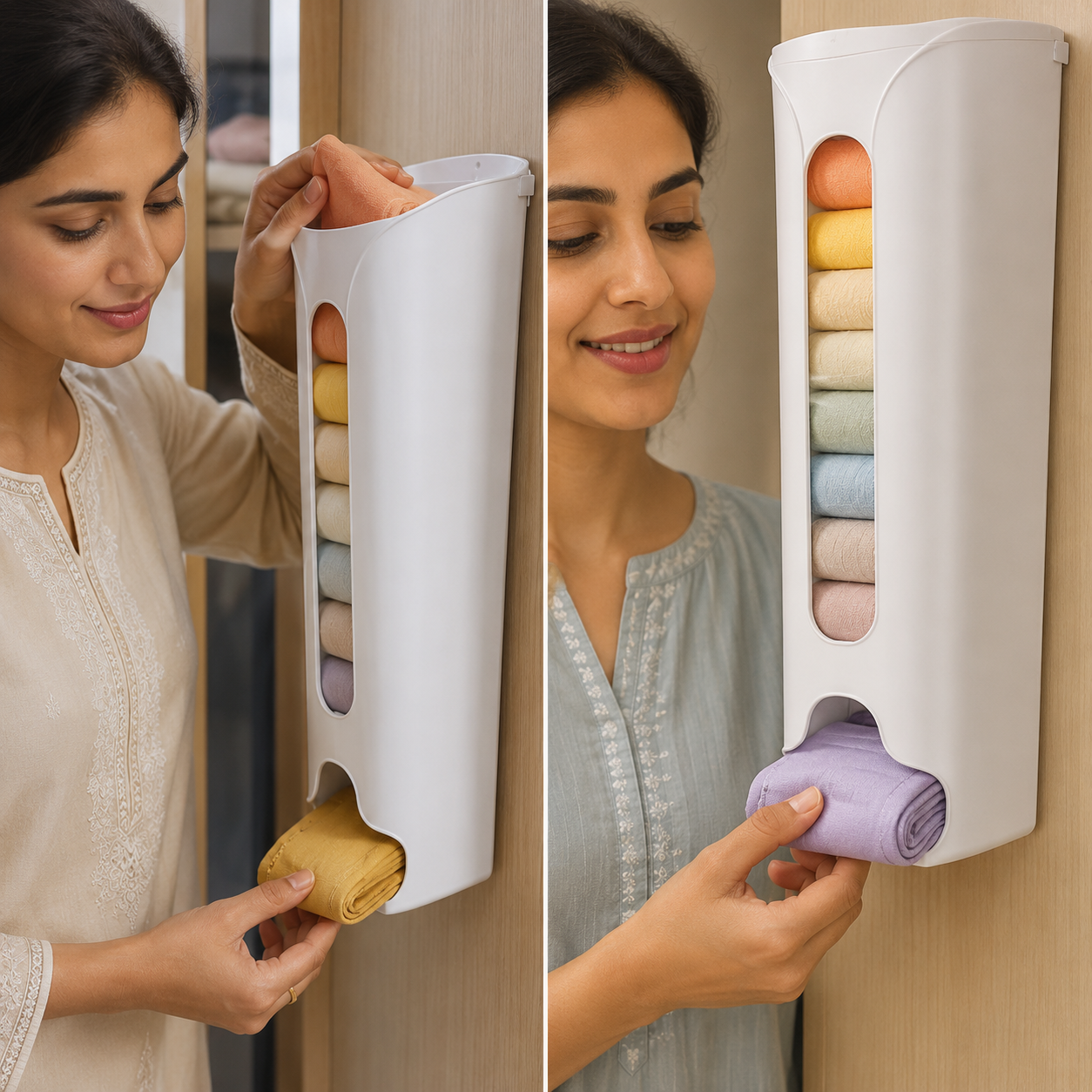 WallNest Cabinet™ | Space-Saving Wall-Mounted Clothes Organizer